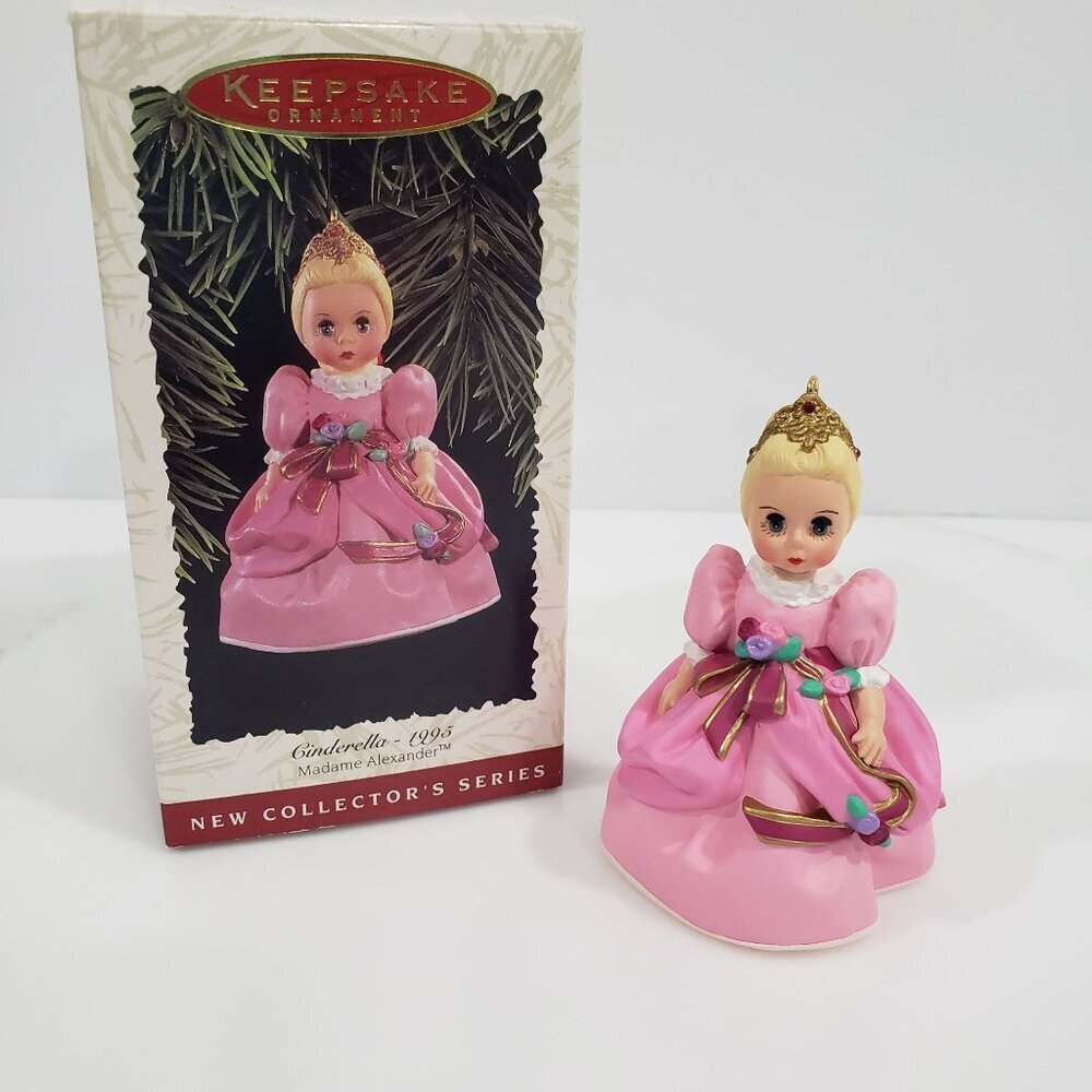 VTG Hallmark 1996 Cinderella 1995 Madame Alexander 1st in Series Ornament w/Box